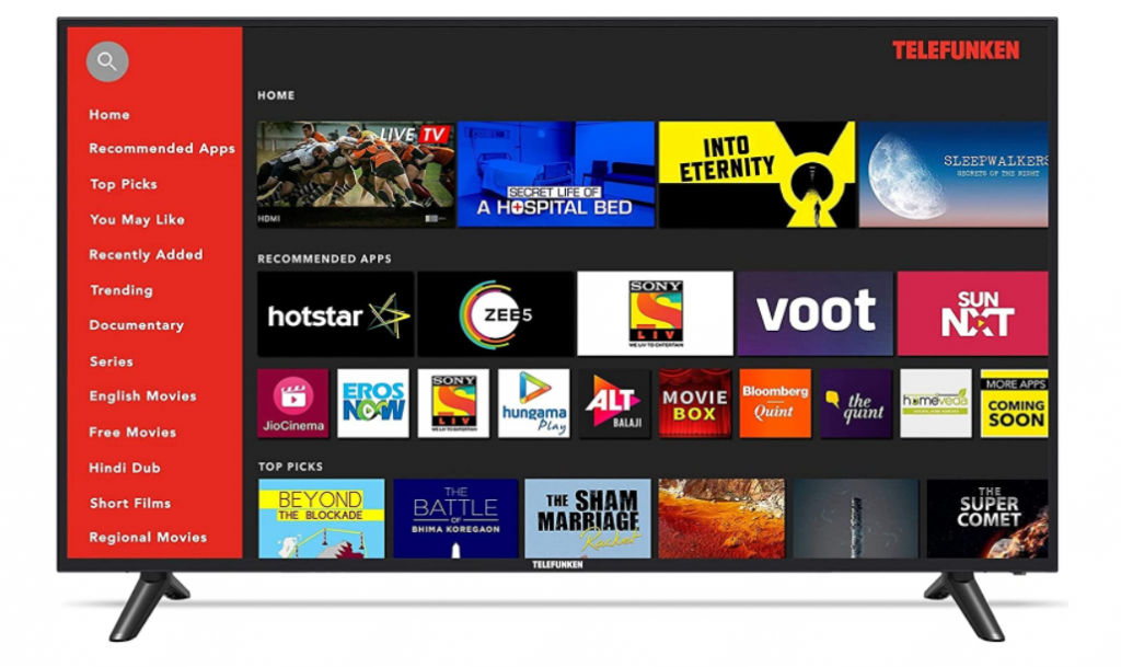 This Telefunken smart TV is one of the best budget 55 inch smart TV in India This Telefunken smart TV is one of the best budget 55 inch smart TV in India